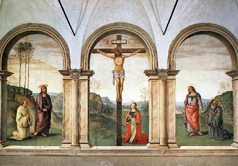 PERUGINO, Pietro The Pazzi Crucifixion sg China oil painting art